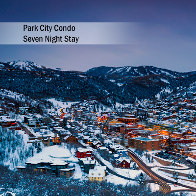 Park City Condo 7 Night Stay - Explore Deer Valley and Park City, Utah during your 7 night stay at this amazing 3 bedroom, 3 bath condo. Condo features include master bedroom with king bed, guest bedroom with queen bed and second guest bedroom with 2 sets of twin bunk beds. Also includes a gorgeous stone fireplace, Sony<sup>®</sup> 52